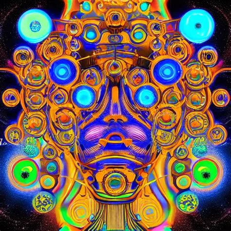 hyperdetailed masterpiece portrait of a psychedelic | Stable Diffusion ...