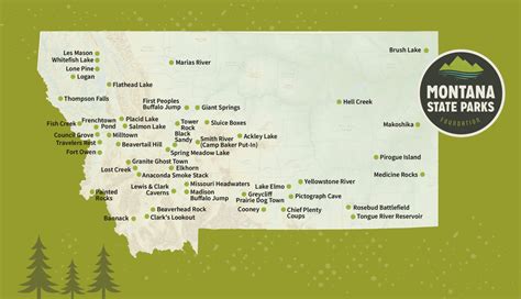 Map Of Montana State Parks