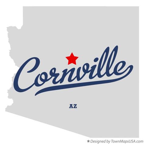 Map of Cornville, AZ, Arizona