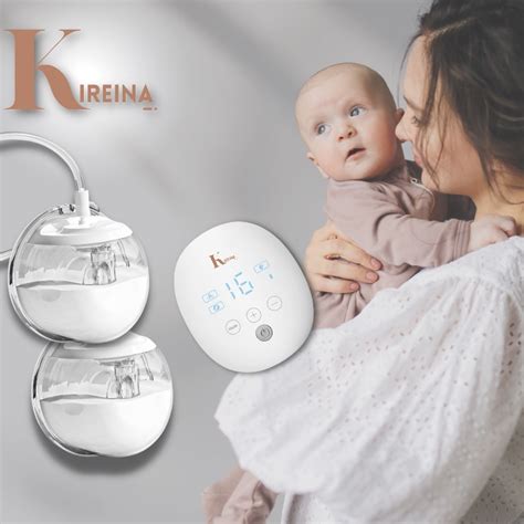 Kireina Kiko Handsfree Double Breast Pump Set Breastfeeding Pump / Hands-free breasfeeding ...