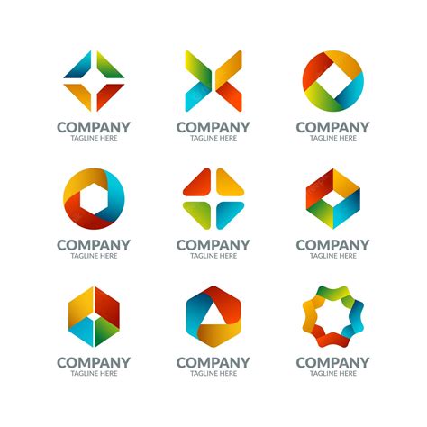 Premium Vector | Modern Geometric Logo Design Collection