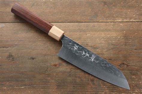 Yu Kurosaki R2/SG2 Hammered Santoku Japanese Knife 165mm - Japanny ...