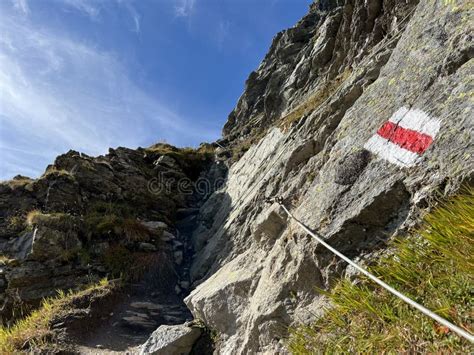 Hiking Trails or Mountaineering Routes of the Silvretta Alps Mountain Range and in the Swiss ...