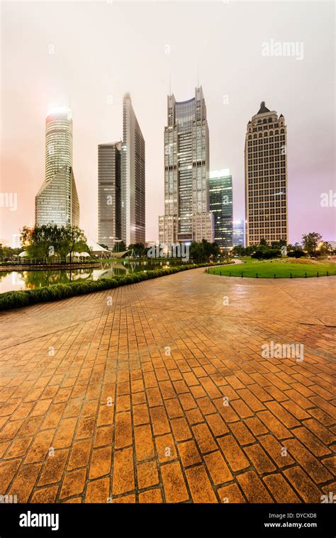 Office buildings and parks in the city Stock Photo - Alamy