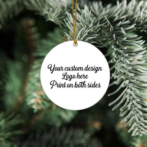 Personalized Bulk Ornaments Company Logo Ornament Custom - Etsy ...