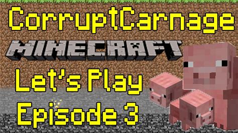 Minecraft Let's Play Episode 3 - Animal Breeding - YouTube