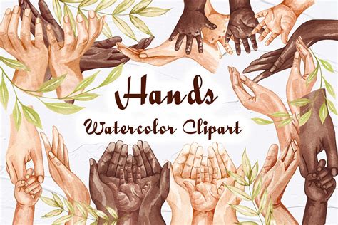 Hands Watercolor Illustartions :: Behance