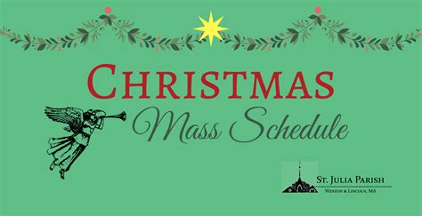 Christmas Mass Schedule