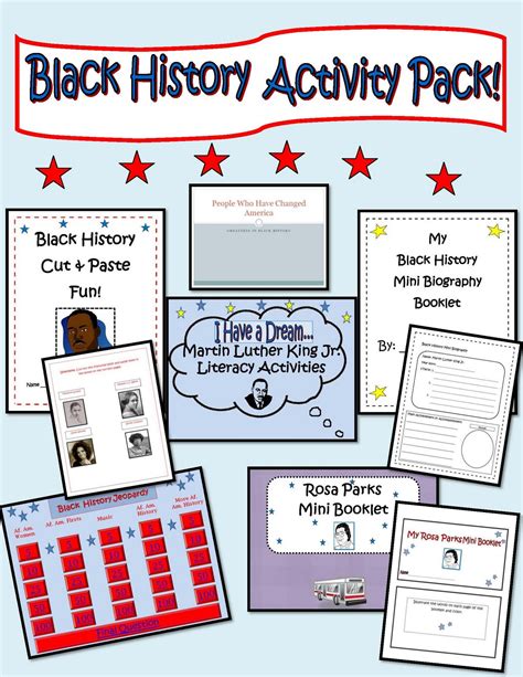 Engaging Lessons And Activities: Black History Activities