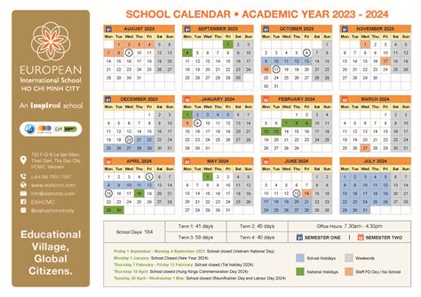 School Calendar | EIS