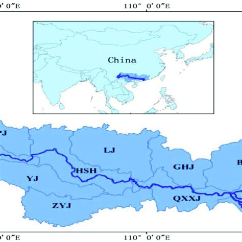 Geographical map of the Pearl River Basin and its sub-basins. NPJ... | Download Scientific Diagram