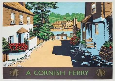 GWR "A Cornish Ferry" Art Deco Poster