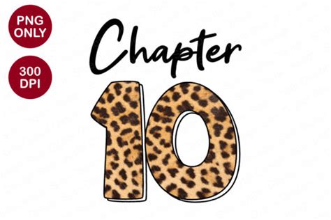 Chapter 10 Years, Leopard Sublimation Graphic by SineDigitalDesigns · Creative Fabrica