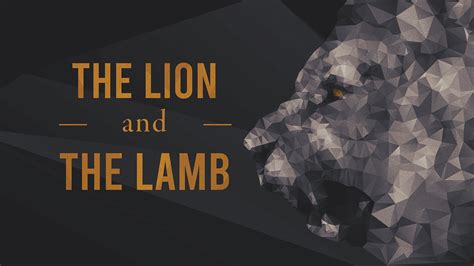 The Lion and the Lamb – Westside Church of Christ