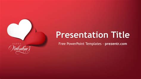 Free Valentine's Day PowerPoint Template - Prezentr