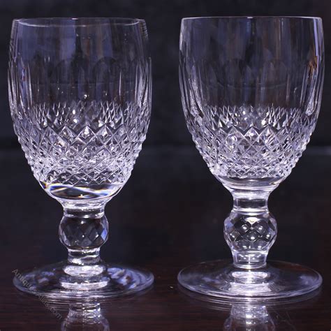 Antiques Atlas - Waterford Crystal Colleen Pattern Pair Port Glass as836a257 / 03918