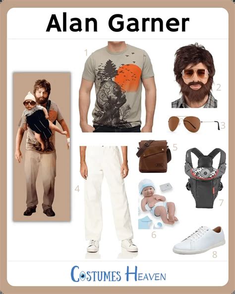 Alan Garner (The Hangover) Costume For Cosplay & Halloween 2024