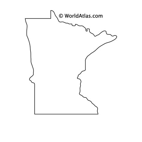 Minnesota Outline Map