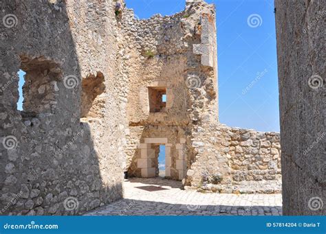 Rocca Calascio. Calascio Castle Inside. Stock Photo - Image of sasso, monti: 57814204