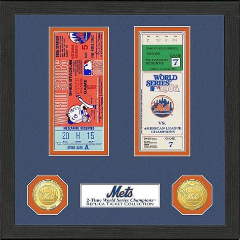 New York Mets 2-Time World Series Ticket Collection - 9123838 | HSN ...