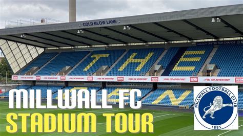 Millwall FC stadium tour - YouTube