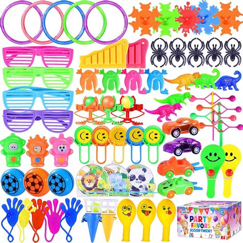 Amazon.com: Max Fun Party Toys Assortment for Kids Party Treasure Chest ...