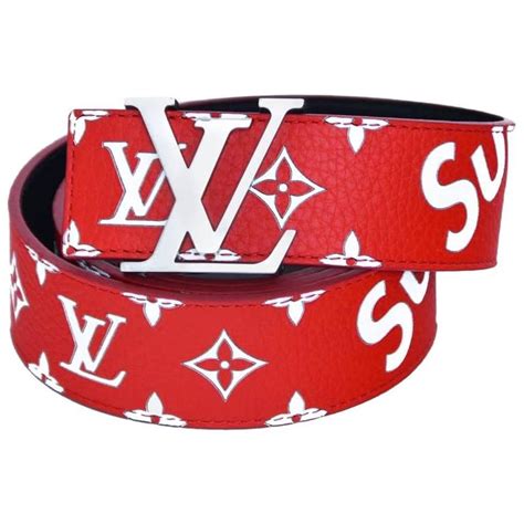 Supreme X Louis Vuitton Men Belt | semashow.com