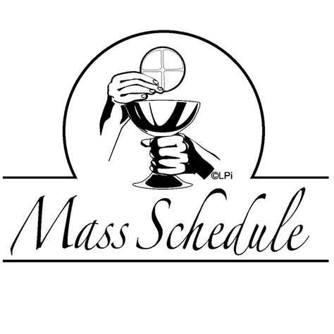 New Mass Schedule at St. Mary Nativity & Holy Cross Church | Joliet, IL ...