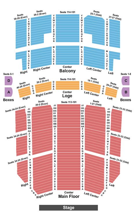 Rochester Auditorium Theatre Seating Chart - Rochester