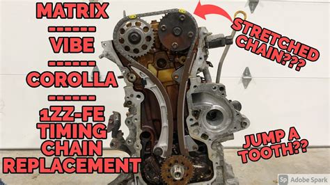 1ZZ-FE 1.8L Timing Chain Replacement How To - For Toyota Matrix, Toyota Corolla, and Pontiac ...