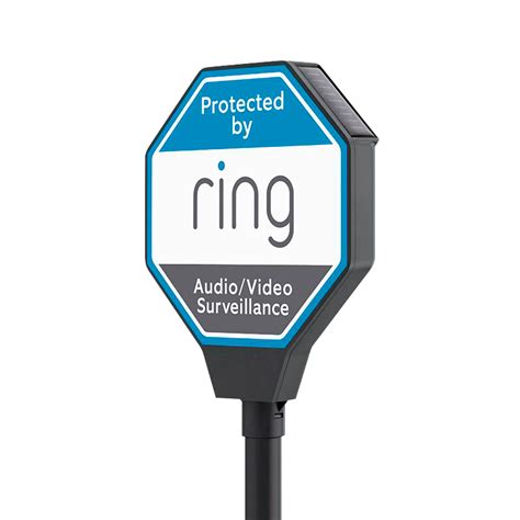 Solar Security Sign – Ring