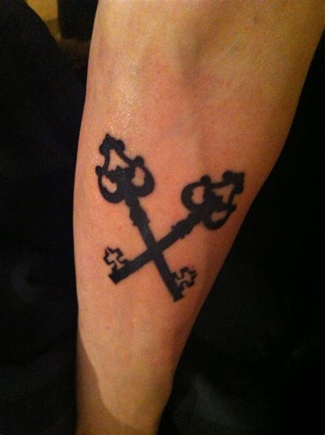 Keys (designed by me) By Chris at Grindhouse Tattoo in Lund, Sweden. | Tattoos, Key design ...