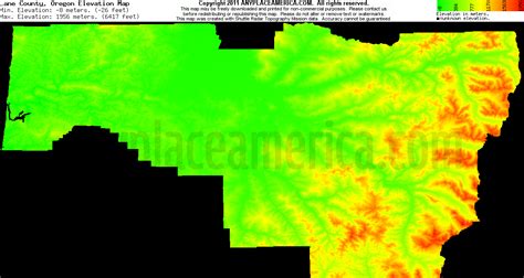 Free Lane County, Oregon Topo Maps & Elevations
