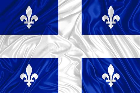 Quebec flag stock illustration. Illustration of symbol - 136308143