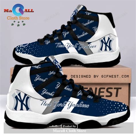 New York Yankees Air Jordan 11 Sneakers Shoes Hot 2023 Gifts For Men ...