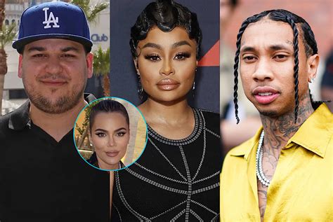 Blac Chyna Gives Rob Kardashian & Tyga Co-Parenting Update After Khloe ...