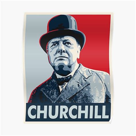 "Winston Churchill" Poster for Sale by rightposters | Redbubble