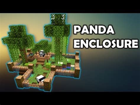 How To Build a Panda Enclosure - Minecraft 1.16 | Minecraft farm ...