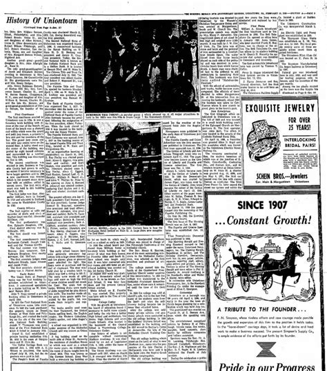 Uniontown, Pennsylvania, history, part 5. - Newspapers.com™