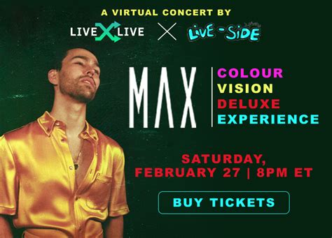 Win VIP access to MAX's Colour Vision Deluxe Experience