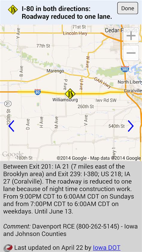 Iowa Dot 511 Map Map Iowa Roads Enhanced Closed Lines Iowadot Gov ...