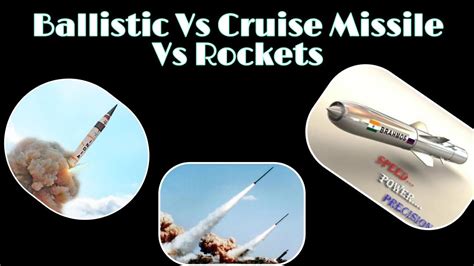 Difference Between Missile and Rocket Weapon System/ Ballistic and Cruise Missile. AFCAT | CDS ...