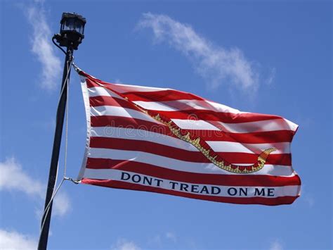 Don t Tread on Me Flag stock image. Image of flag, united - 8346725