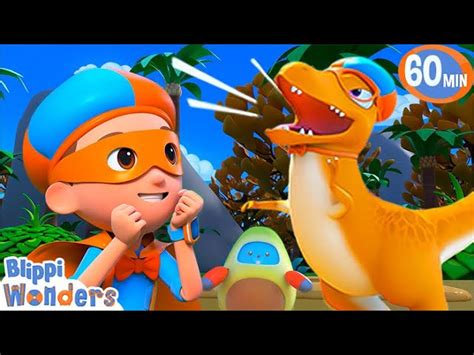 Blippi Has A Halloween Party with Dinosaurs! | Blippi Wonders ...