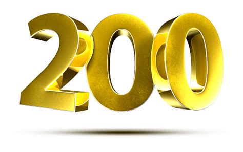 Numbers 200 3d Stock Photo - Download Image Now - Number 200, Three Dimensional, Number - iStock