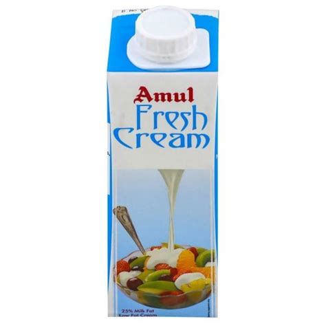 Amul Fresh Cream 250 ml (Tetra Pak) - JioMart