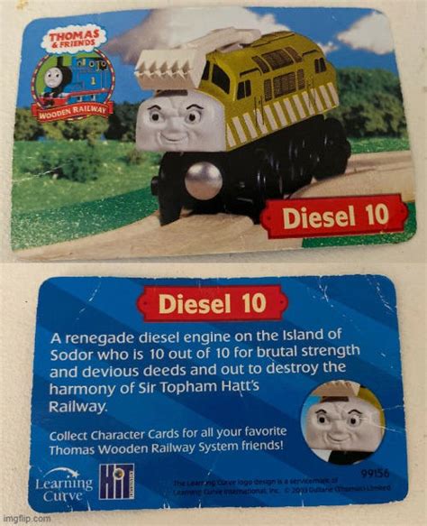 Diesel 10 Wooden Railway Card by Jack1set2 on DeviantArt