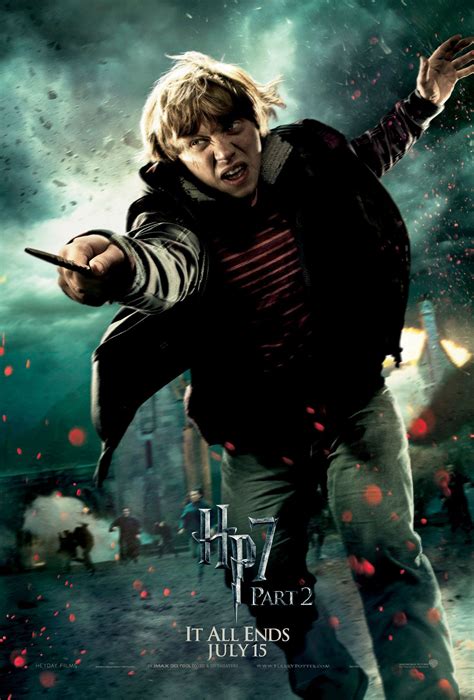 Deathly Hallows Part 2 Action Poster: Ron Weasley [HQ] - Harry Potter Photo (22731901) - Fanpop