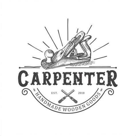 Wood Shaving Tool, Carpenter | Woodworking logo, Carpenter logo, Wood logo