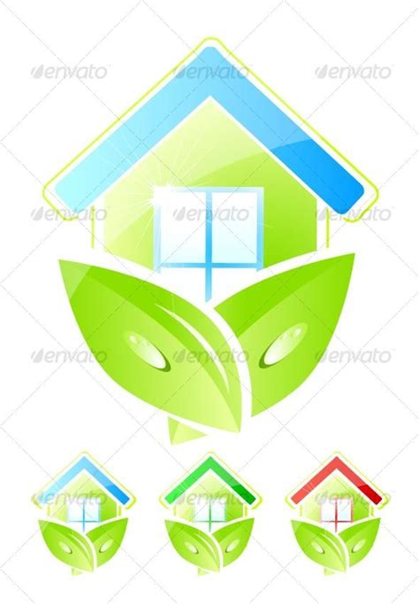 Green home icons | Home icon, Vector graphics design, Illustration design